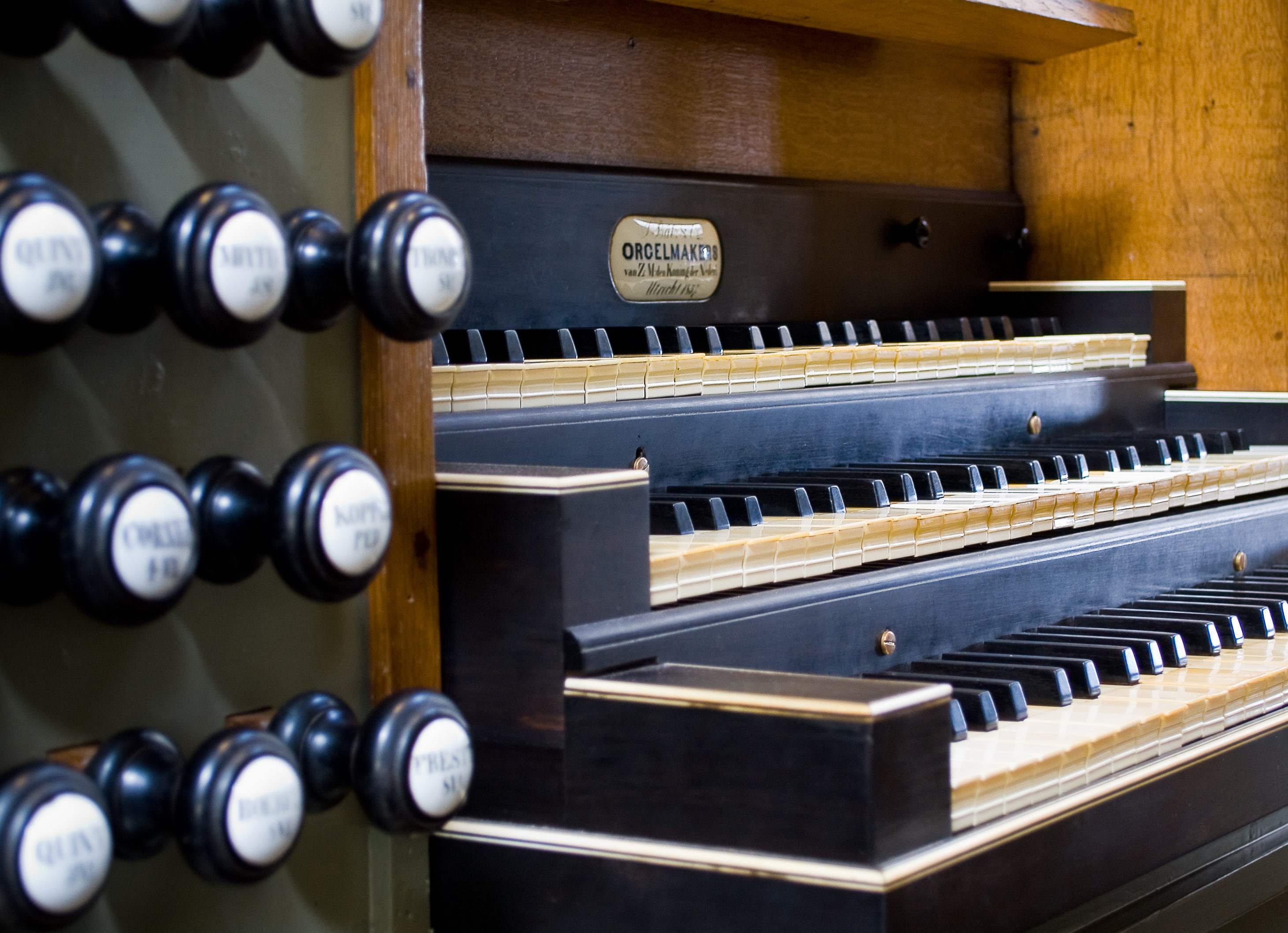 orgel oude kerk delft speeltafel